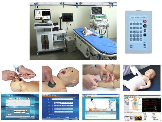 嬰兒綜合急救技能訓(xùn)練系統(tǒng)，女兒急救模型