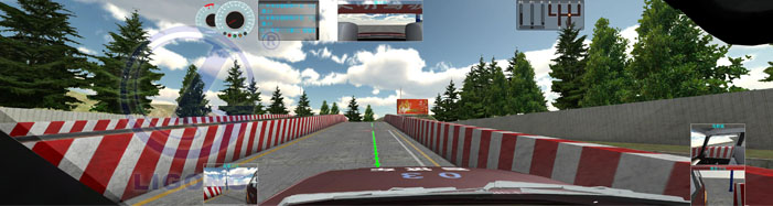 LG-SD01 4D動(dòng)感汽車駕駛模擬器(真車部件)