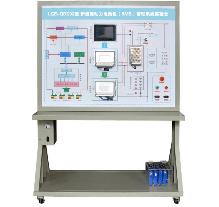 LGE-QDC02型 新能源動(dòng)力電池包(BMS)管理系統(tǒng)實(shí)驗(yàn)臺(tái)