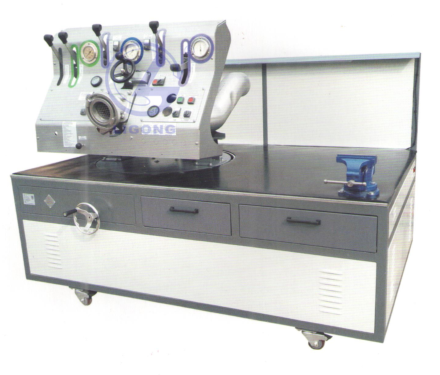 消防特種車輛車載消防泵拆裝平臺(tái)(中低壓)