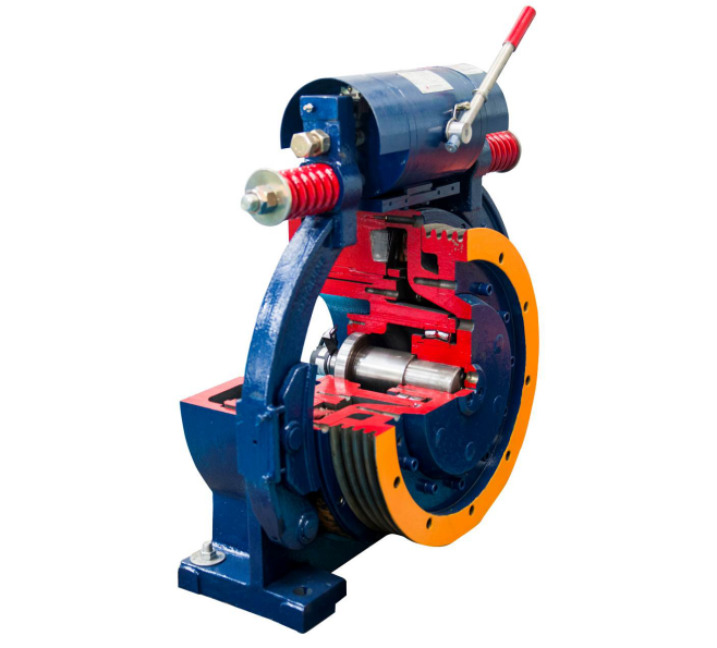 永磁同步無(wú)齒曳引機(jī)解剖模型